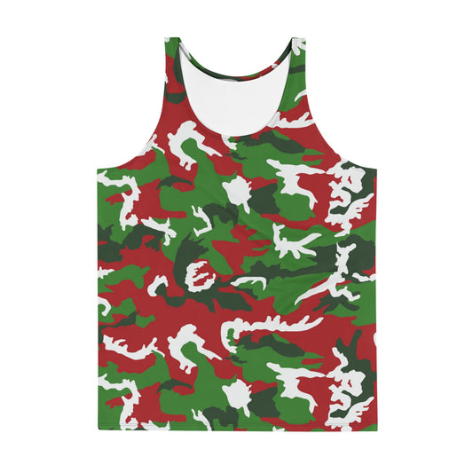 American M81 Christmas CAMO Unisex Tank Top - Tops