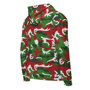 American M81 Christmas CAMO Unisex Zip Hoodie