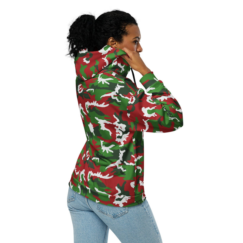 American M81 Christmas CAMO Unisex Zip Hoodie