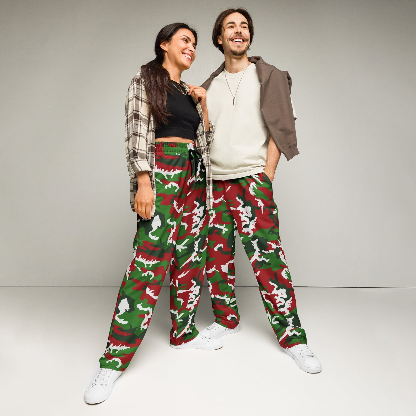 American M81 Christmas CAMO Wide-leg joggers - 2XS - Joggers