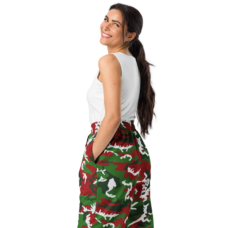Classic M81 Christmas CAMO Unisex Wide-Leg Joggers