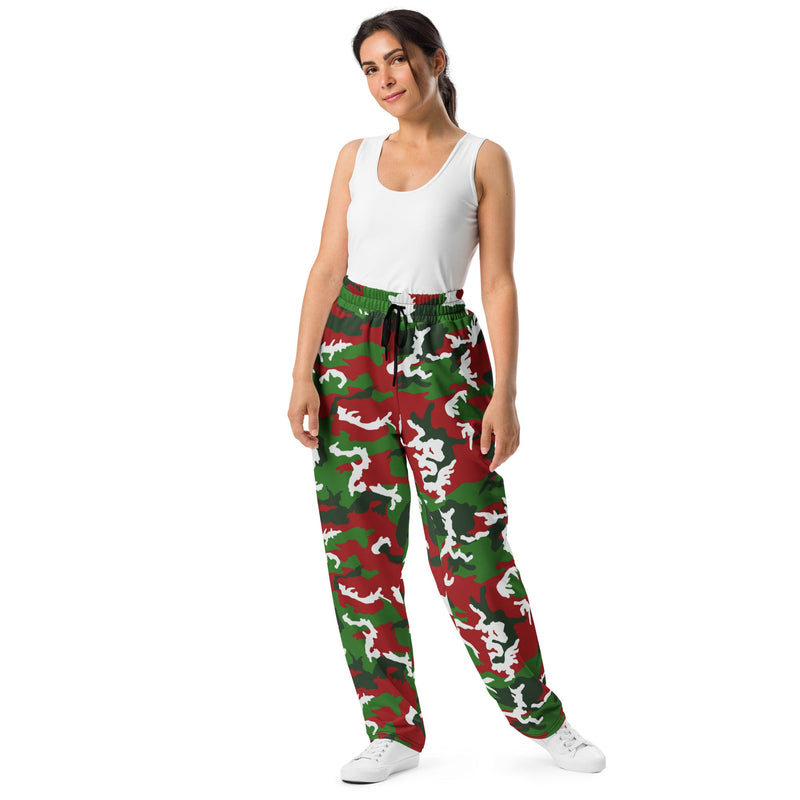 Classic M81 Christmas CAMO Unisex Wide-Leg Joggers