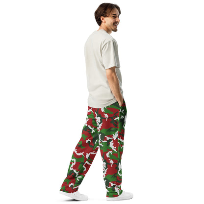 American M81 Christmas CAMO Wide-leg joggers - Joggers