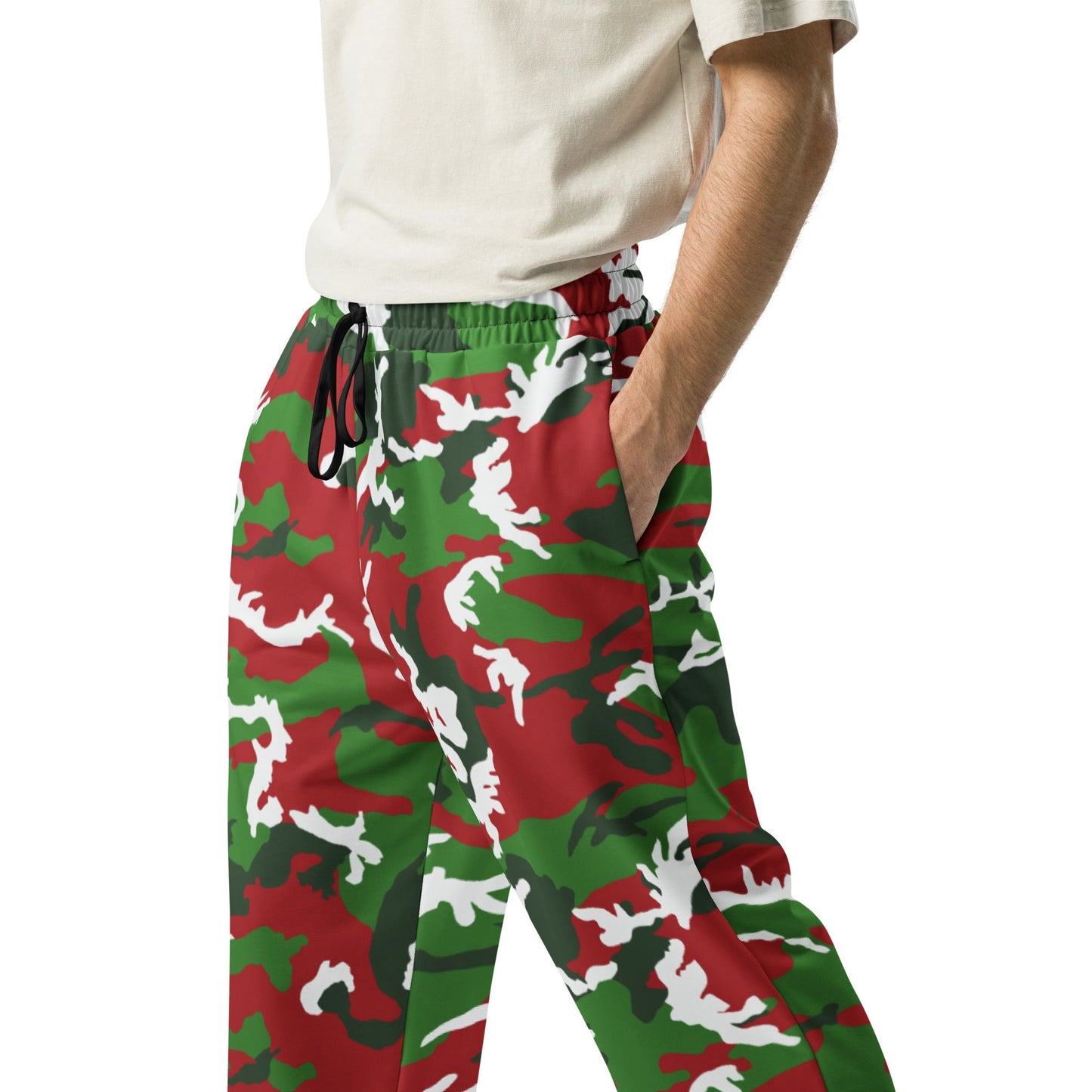 American M81 Christmas CAMO Wide-leg joggers - Joggers