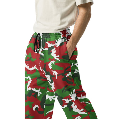 American M81 Christmas CAMO Wide-leg joggers - Joggers