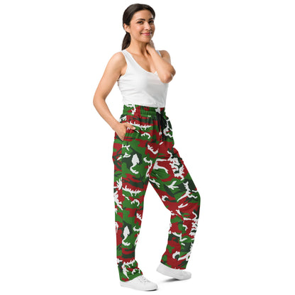 American M81 Christmas CAMO Wide-leg joggers - Joggers