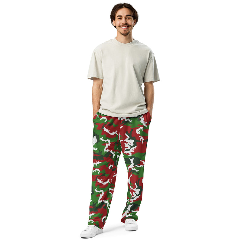 Classic M81 Christmas CAMO Unisex Wide-Leg Joggers