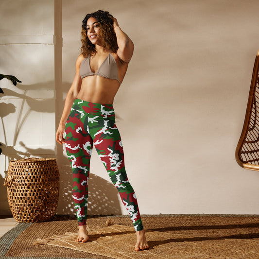 American M81 Christmas CAMO Yoga Leggings - Womens