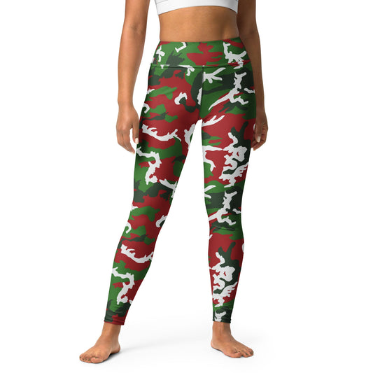 American M81 Christmas CAMO Yoga Leggings - XS - Womens