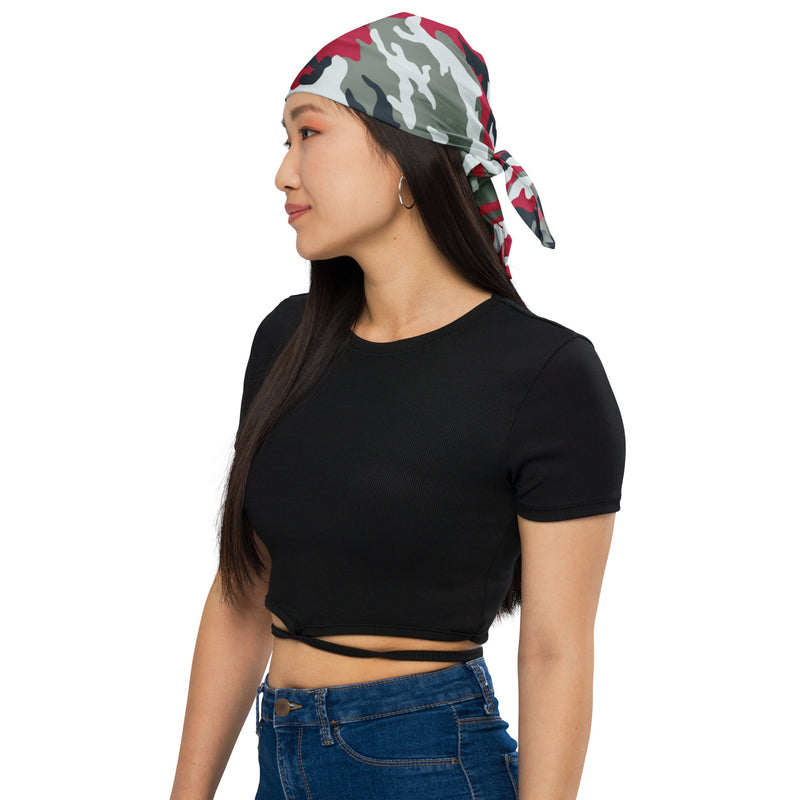 Classic M81 Firefighter Red CAMO Bandana - Head