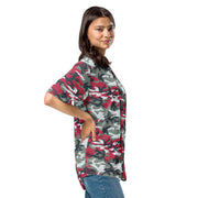 Classic M81 Firefighter Red CAMO Unisex Baseball Jersey