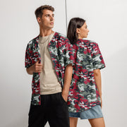 Classic M81 Firefighter Red CAMO Unisex Baseball Jersey - 2XS