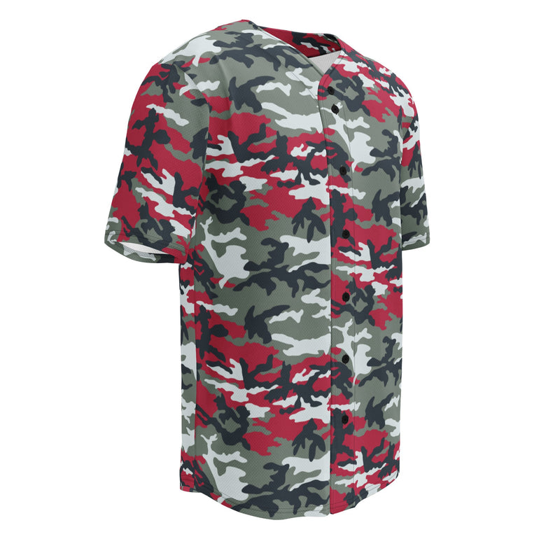 Classic M81 Firefighter Red CAMO Unisex Baseball Jersey
