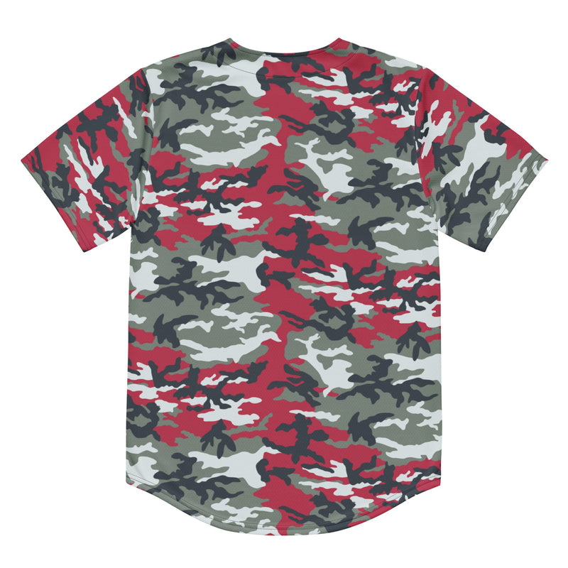 Classic M81 Firefighter Red CAMO Unisex Baseball Jersey