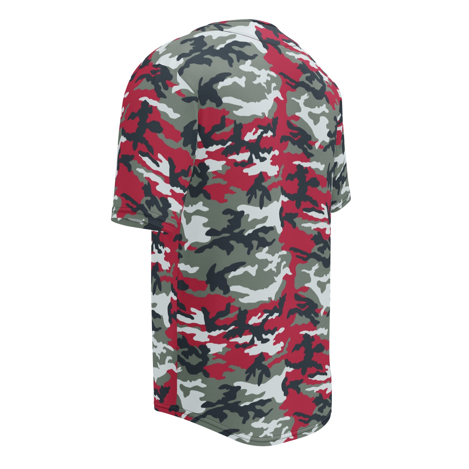 American M81 Firefighter Red CAMO baseball jersey - Baseball Jerseys