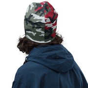 Classic M81 Firefighter Red CAMO Beanie - Head