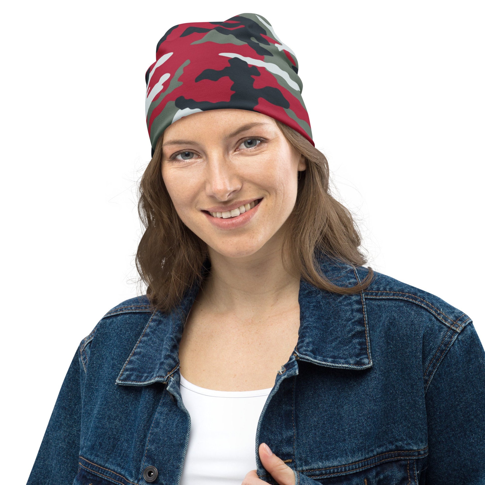 American M81 Firefighter Red CAMO Beanie - Beanies