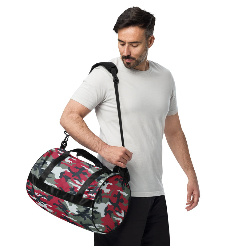 Classic M81 Firefighter Red CAMO Gym Bag