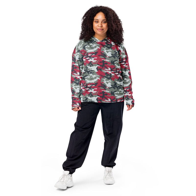 American M81 Firefighter Red CAMO Unisex Hockey Fan Jersey