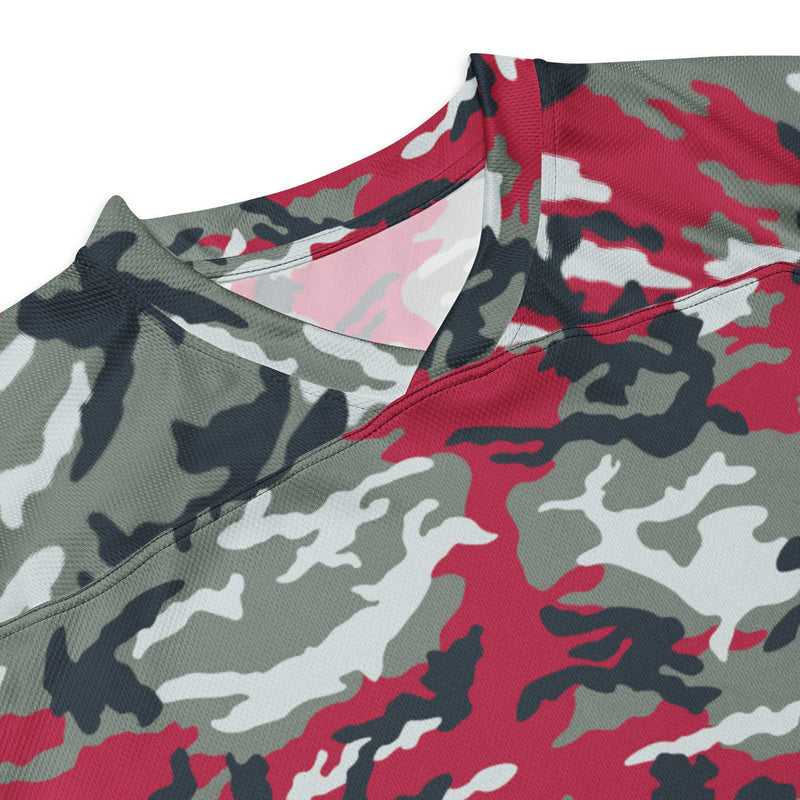 American M81 Firefighter Red CAMO Unisex Hockey Fan Jersey
