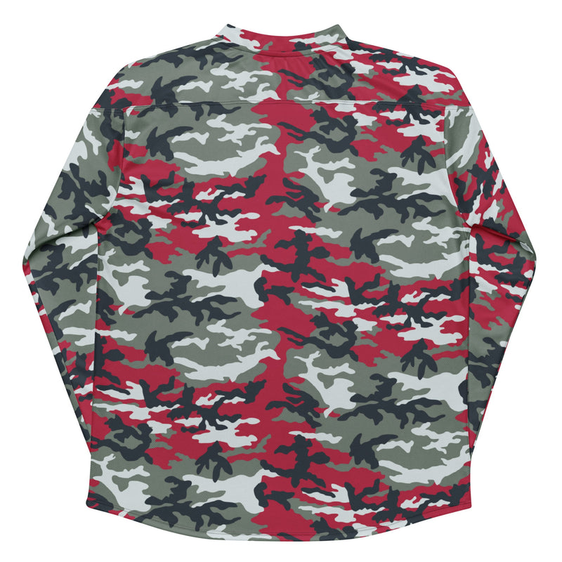 American M81 Firefighter Red CAMO Unisex Hockey Fan Jersey