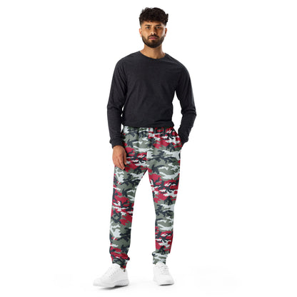American M81 Firefighter Red CAMO Mens Joggers