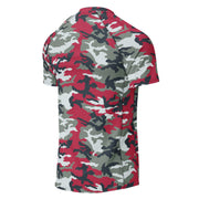 Classic M81 Firefighter Red CAMO Mens Short-Sleeve Rash Guard - SS