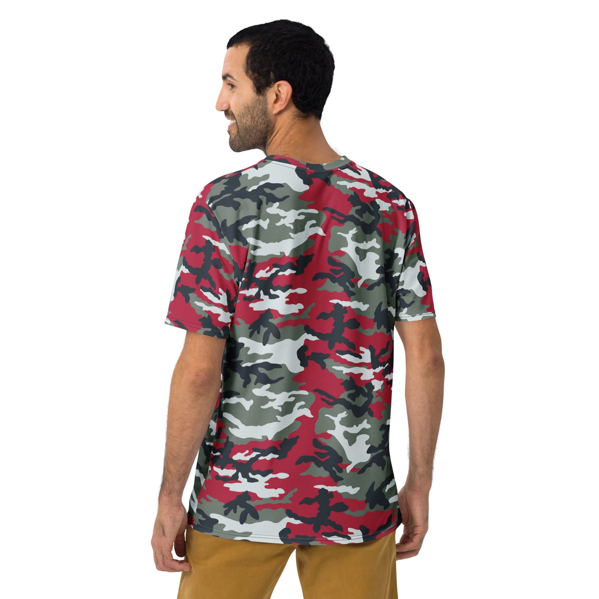 American M81 Firefighter Red CAMO Mens t-shirt - T-Shirts