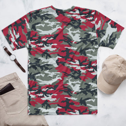 American M81 Firefighter Red CAMO Mens t-shirt - T-Shirts