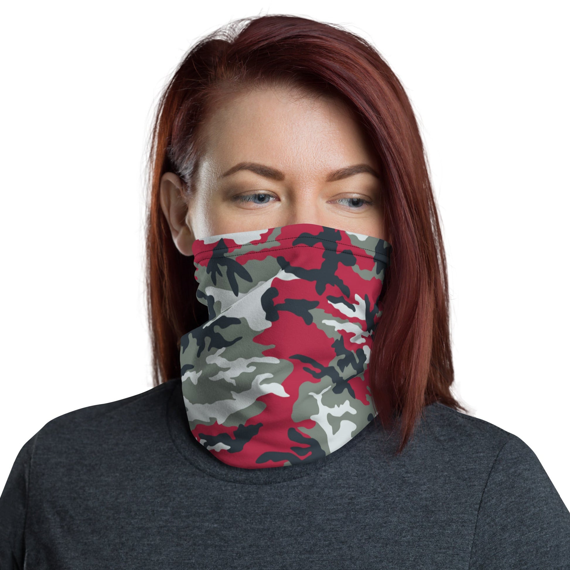American M81 Firefighter Red CAMO Neck Gaiter Gaiters
