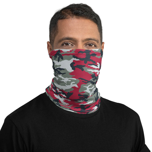Classic M81 Firefighter Red CAMO Neck Gaiter - Head