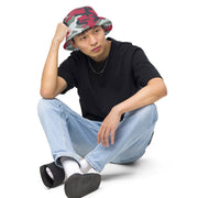 American M81 Firefighter Red CAMO Reversible Bucket Hat