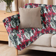 American M81 Firefighter Red CAMO Sherpa Blanket