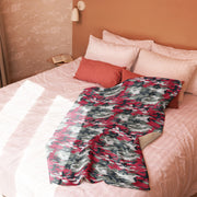 American M81 Firefighter Red CAMO Sherpa Blanket