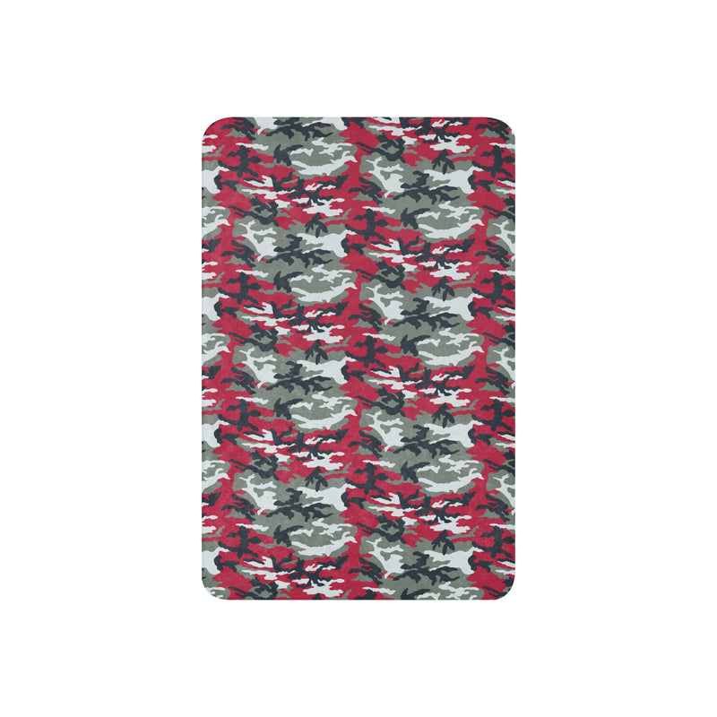 American M81 Firefighter Red CAMO Sherpa Blanket