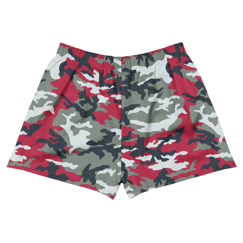 Classic M81 Firefighter Red CAMO Unisex Athletic Shorts