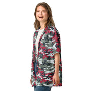 Classic M81 Firefighter Red CAMO Unisex Short-Sleeve Button Shirt - Button-Up