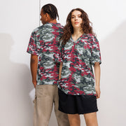 Classic M81 Firefighter Red CAMO Unisex American Football Jersey