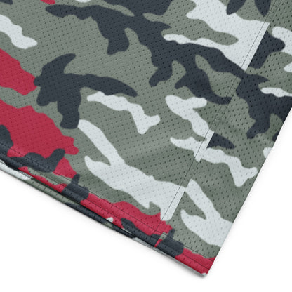 American M81 Firefighter Red CAMO Unisex Football Jersey