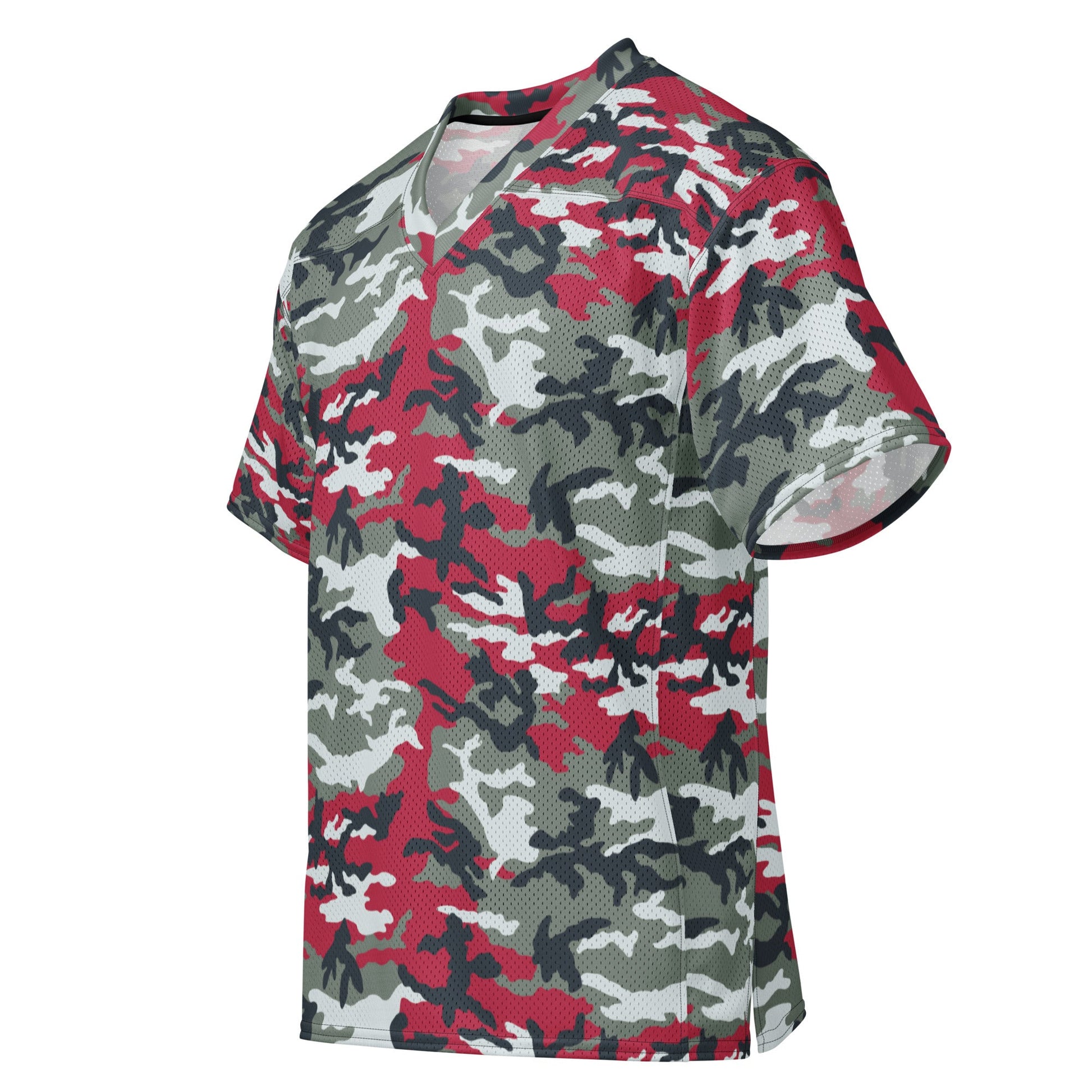 American M81 Firefighter Red CAMO Unisex Football Jersey