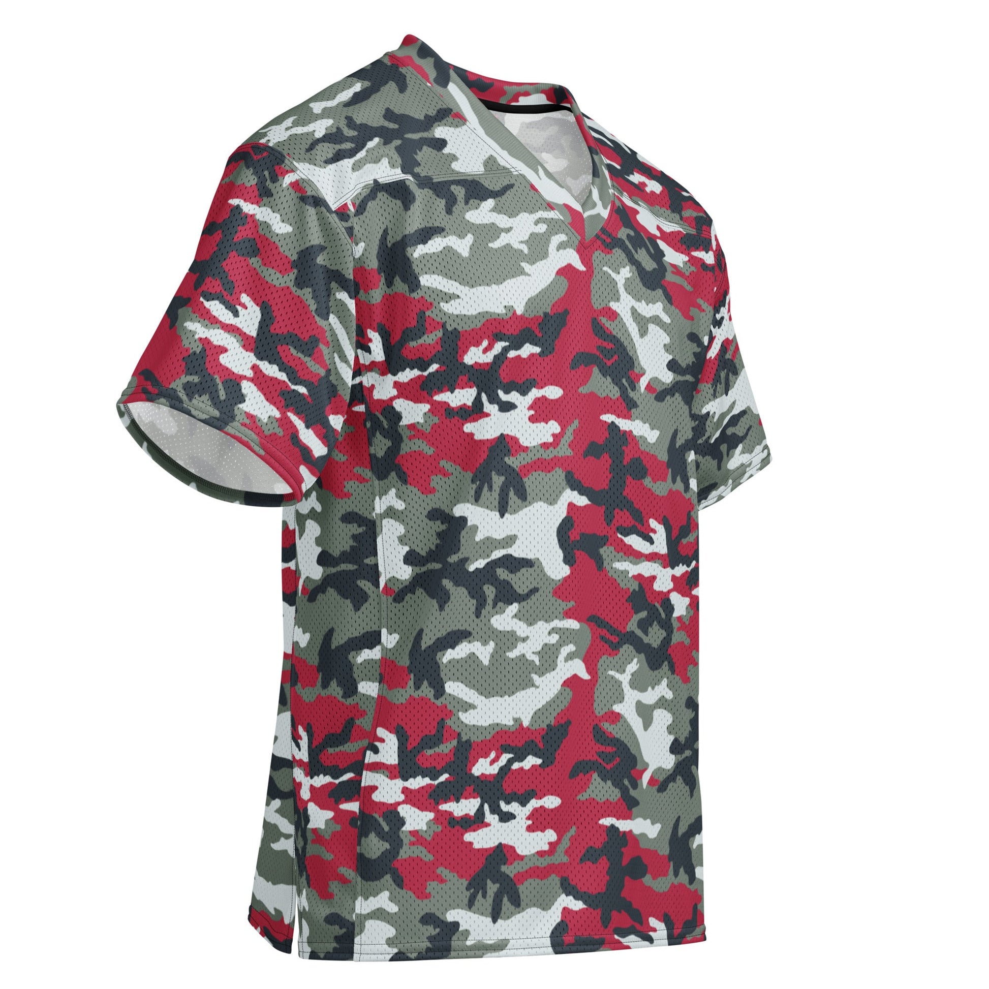 American M81 Firefighter Red CAMO Unisex Football Jersey