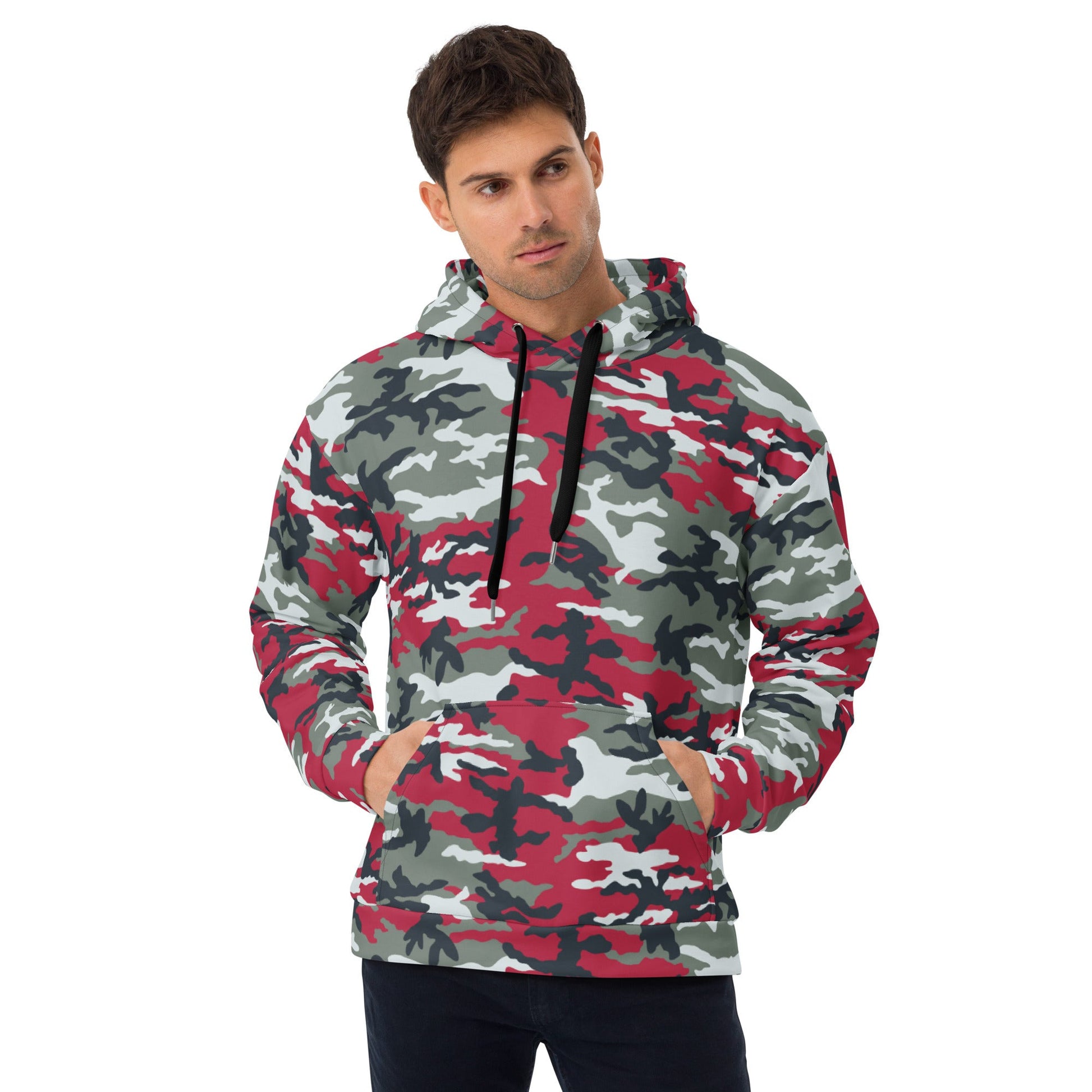 American M81 Firefighter Red CAMO Unisex Hoodie - 2XS - Hoodies