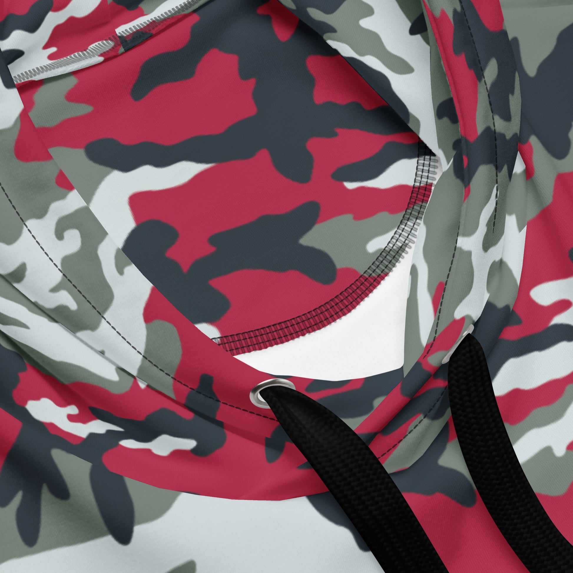 American M81 Firefighter Red CAMO Unisex Hoodie - Hoodies