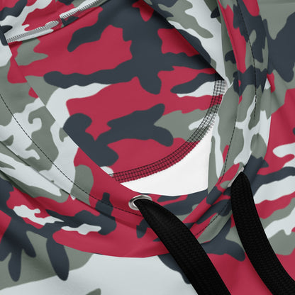 American M81 Firefighter Red CAMO Unisex Hoodie - Hoodies