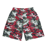 Classic M81 Firefighter Red CAMO Unisex Mesh Shorts