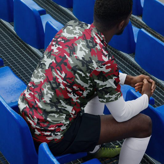 American M81 Firefighter Red CAMO unisex sports jersey - Sports Jerseys