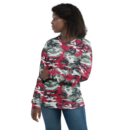 American M81 Firefighter Red CAMO Unisex Sweatshirt - Sweatshirts