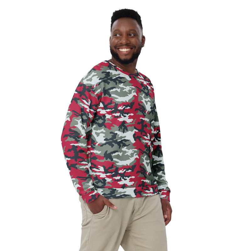 Classic M81 Firefighter Red CAMO Unisex Sweatshirt
