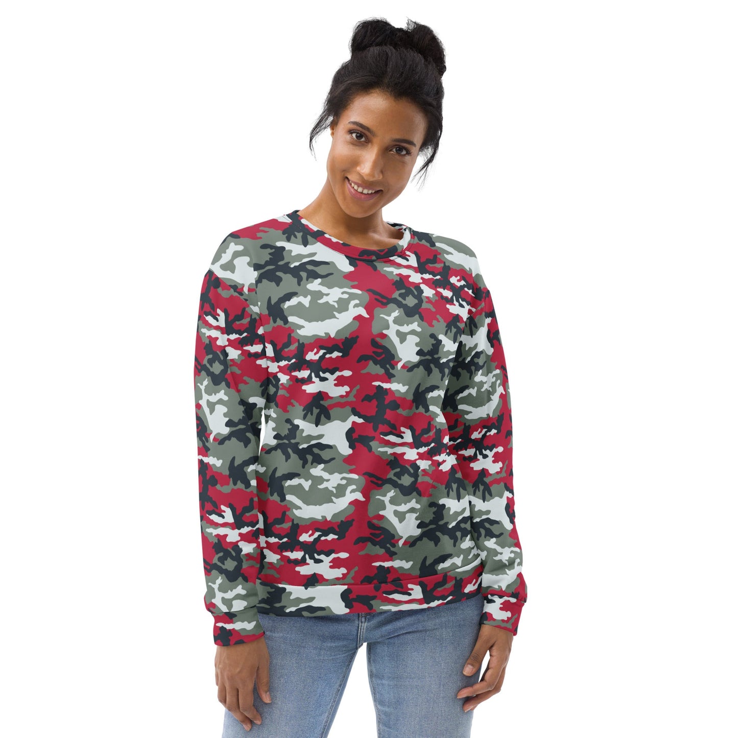 American M81 Firefighter Red CAMO Unisex Sweatshirt - Sweatshirts