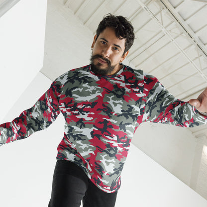 American M81 Firefighter Red CAMO Unisex Sweatshirt - Sweatshirts